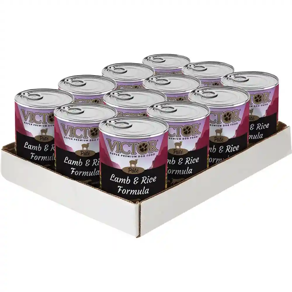 Victor Dog Lamb Rice Pate Can 13.2oz
