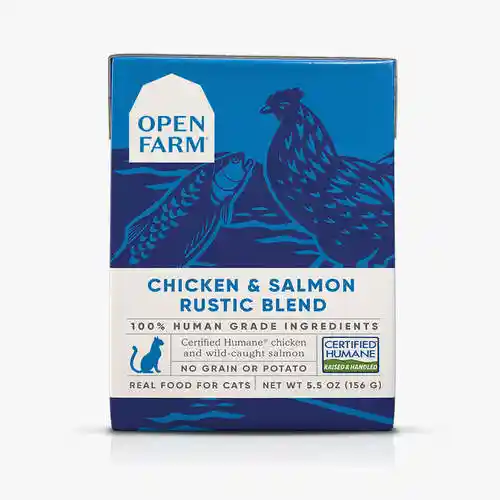 Grain Free Chicken & Salmon Recipe Rustic Blend Wet Cat Food 5.5-oz