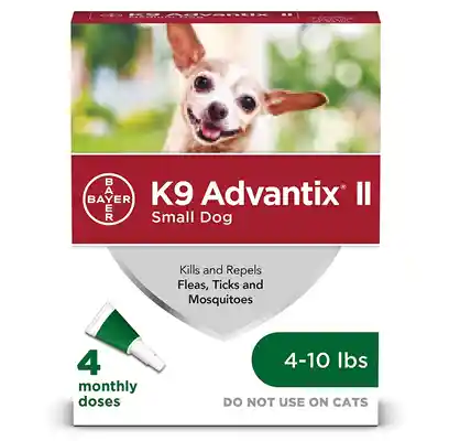 K9 Advantix Ii Small Dog 4-10 Lbs. 4 Pack