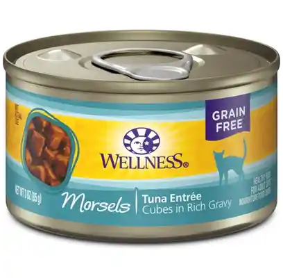Wellness Can Cat Cubed Tuna 3 Oz