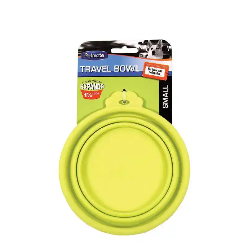 Petmate No Spill Dog Bowl Green 1.5 Cup