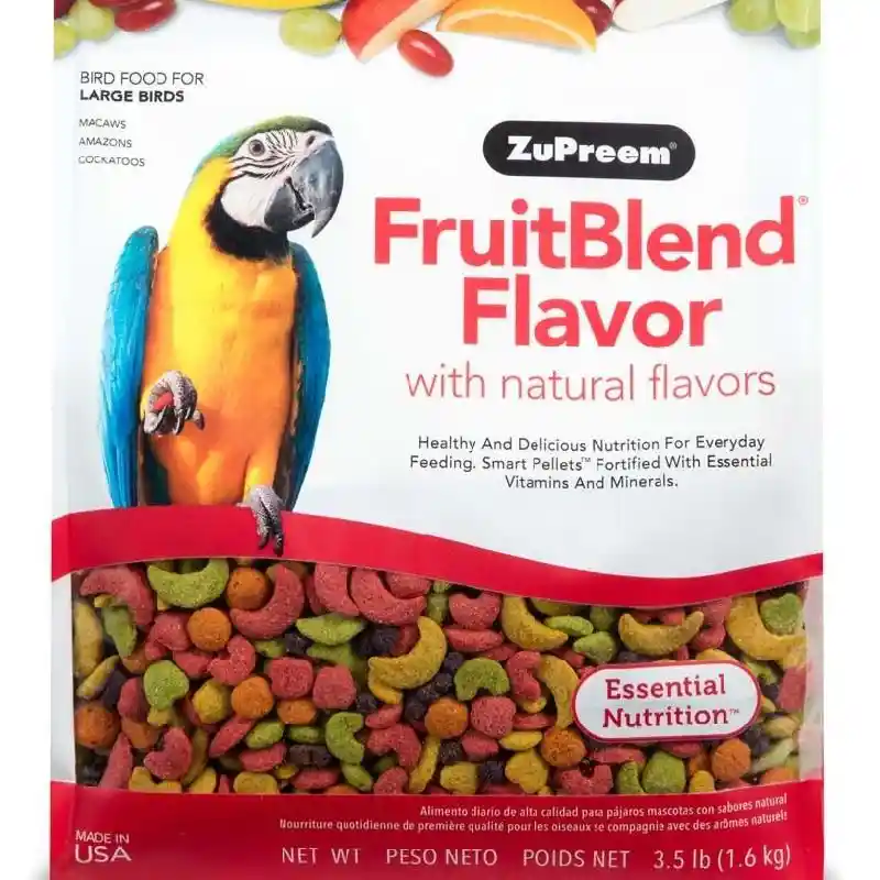 Zupreem Fruit Blend For Macaws 3.5 Lbs