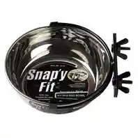 Snap'y Fit Stainless Steel Wtr/feed Bowl 20 Oz