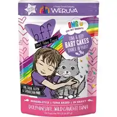 Bff Oh My Gravy Booya Grain Free Beef & Chicken In Gravy Cat Food Pouch 2.8-oz