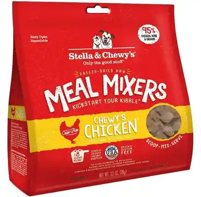 Meal Mixers Freeze Dried Raw Chewy's Chicken Grain Free Dog Food Topper 3.5-oz