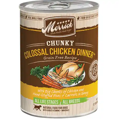 Chunky Grain-free Colossal Chicken Dinner Canned Dog Food 12.7-oz