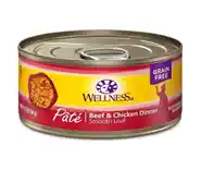Wellness Beef Chicken Cat 5.5 Oz