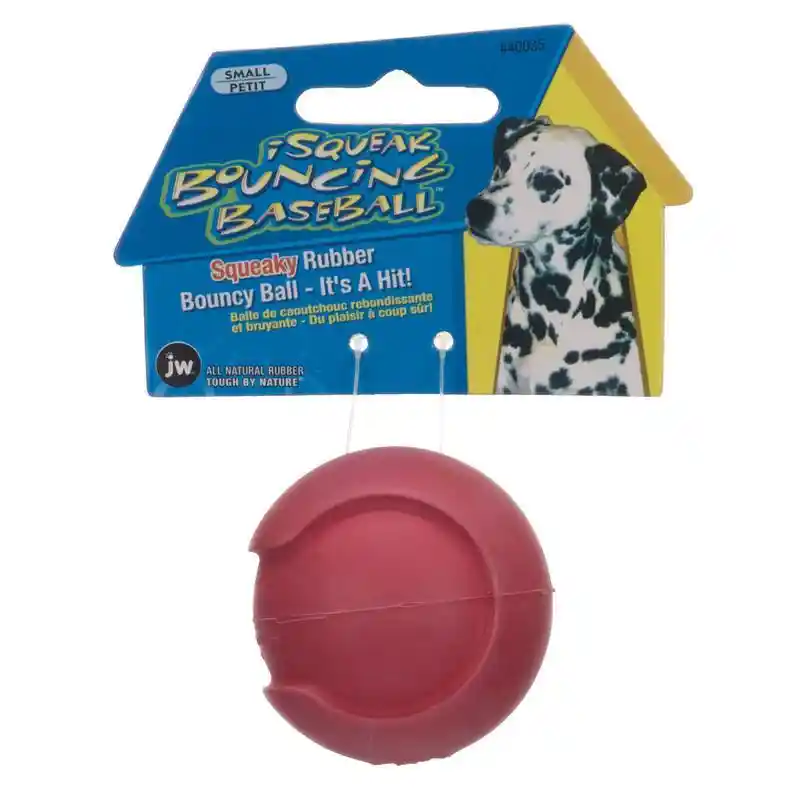 Jw Isqueak Bouncin Baseball Small