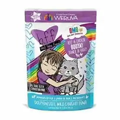 Bff Oh My Gravy Booya Grain Free Beef & Chicken In Gravy Cat Food Pouch 2.8-oz