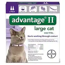 Advantage Ii Cat Purple Over 9 Lbs 4 Pk
