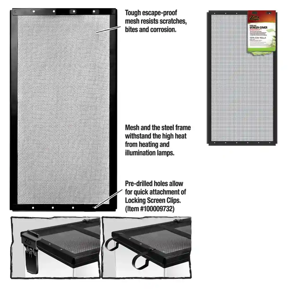 Zilla Screen Cover 24"x12" 20 High-black