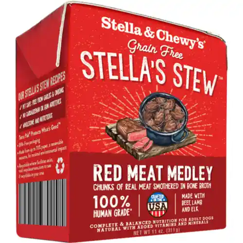 Stella's Stew Red Meat Medley Wet Dog Food 11-oz