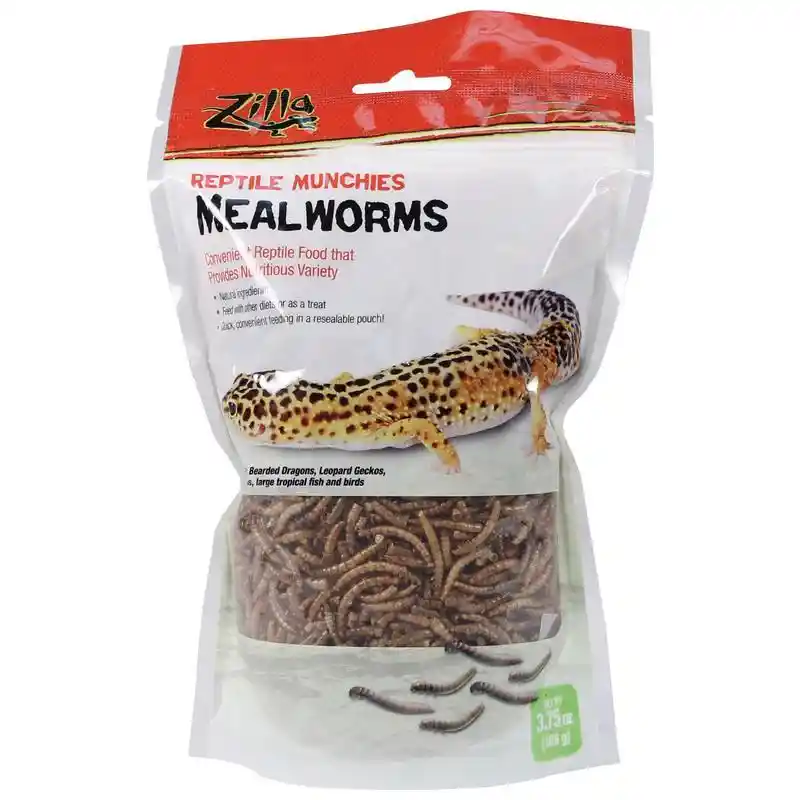 Zilla Reptile Munchies Mealworm 3.75 Oz