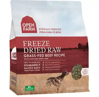 Grassfed Beef Recipe Freeze Dried Raw Dog Food 13.5-oz