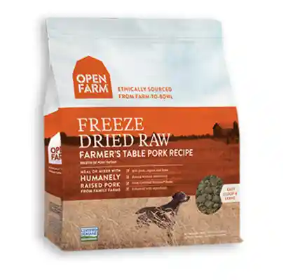 Farmers Table Pork Recipe Freeze Dried Raw Dog Food 13.5-oz
