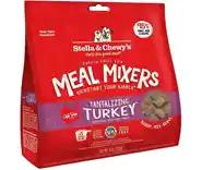 Meal Mixers Freeze Dried Raw Tantalizing Turkey Grain Free Dog Food Topper 8-oz