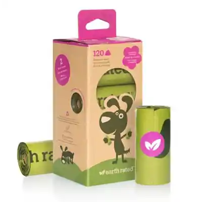 Lavender-scented Dog Waste Bags, 8 Refill Rolls 120-count Poop Bags, 120-count Box