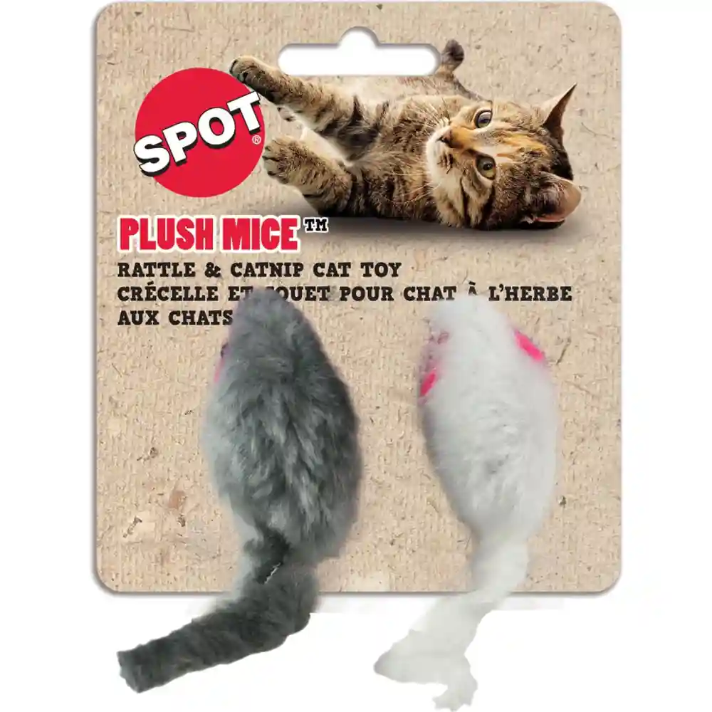 Spot Plush Mouse Twin Pack 2"