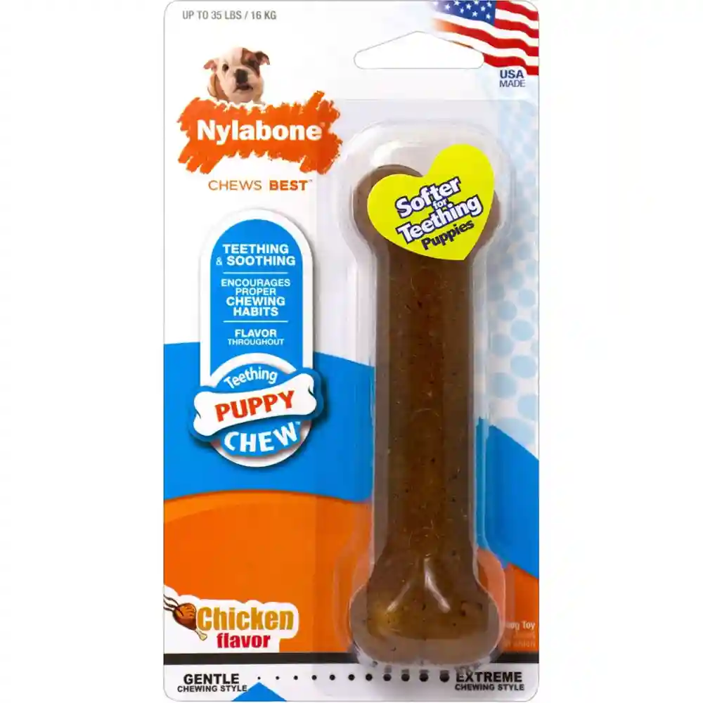 Nylabone Flexible Puppybone Wolf (gumabone)