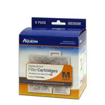 Aqueon Filter Cartridge Medium 6 Pack
