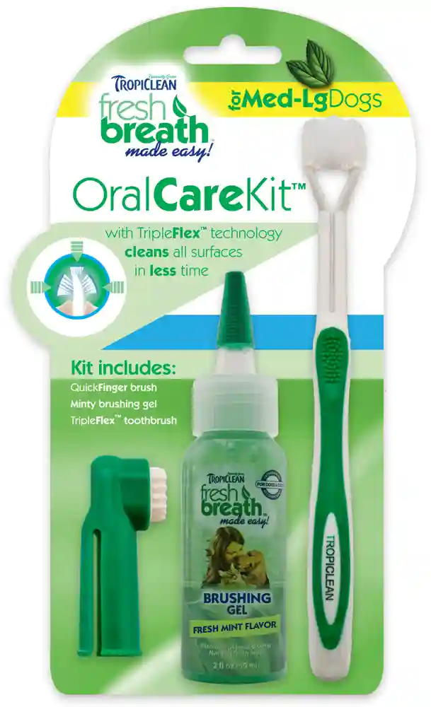Tropiclean Fresh Breath Oral Care Kit Large