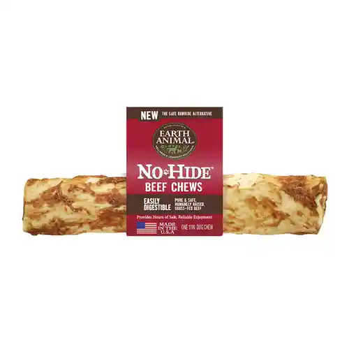 No-hide Easily Digestible Rawhide Alternative Beef Flavor Dog Chews 7" - Single