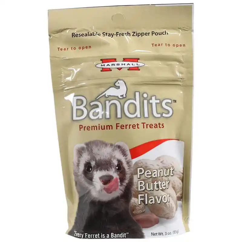 Marshall Bandit Ferret Treat Peanut Butter 3 Oz