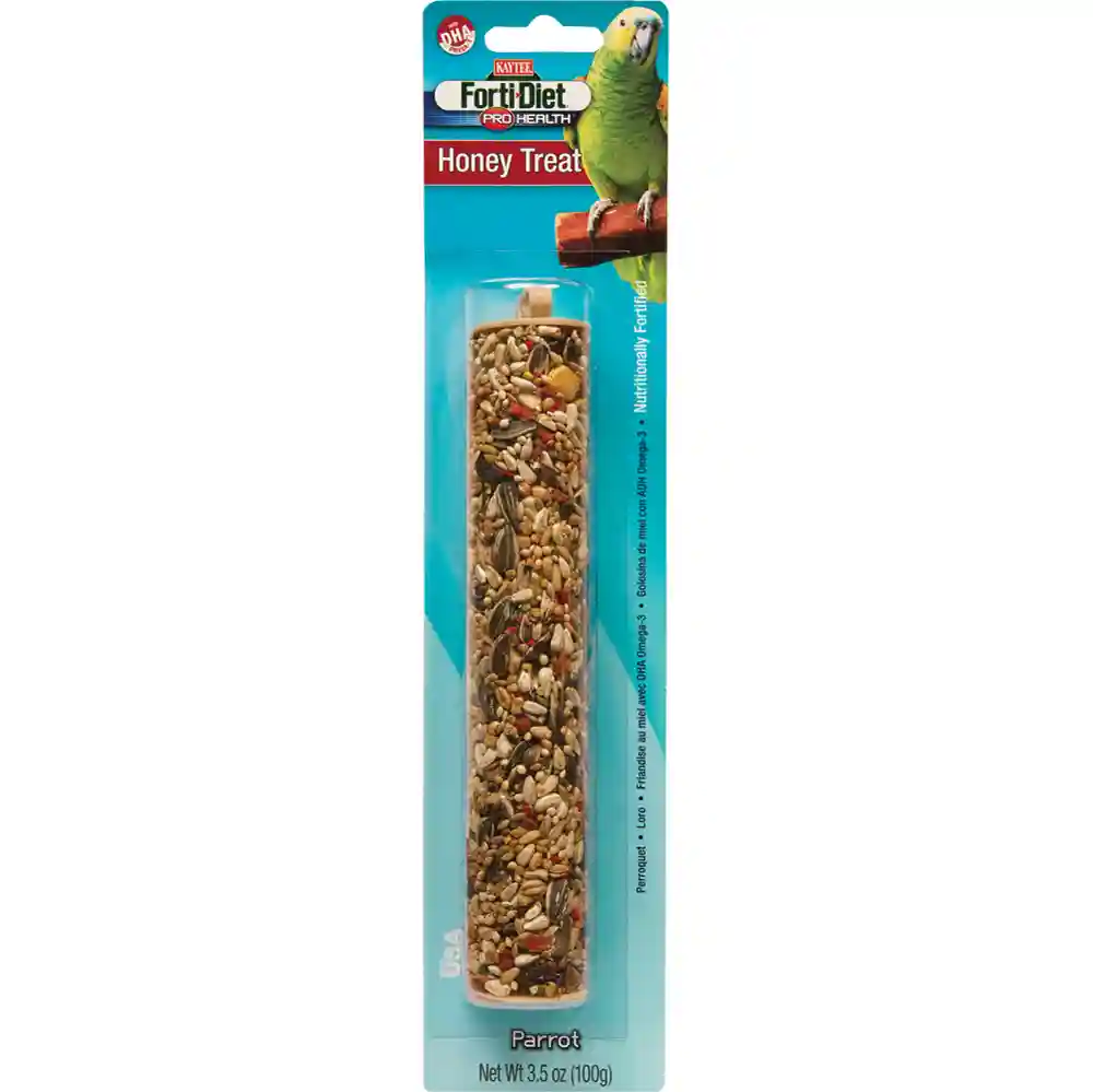 Kaytee Forti Diet Parrot Honey Stick 3.5 Oz