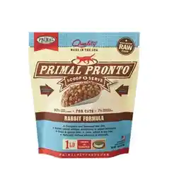 Pronto Raw Rabbit Frozen Cat Food 1-lb
