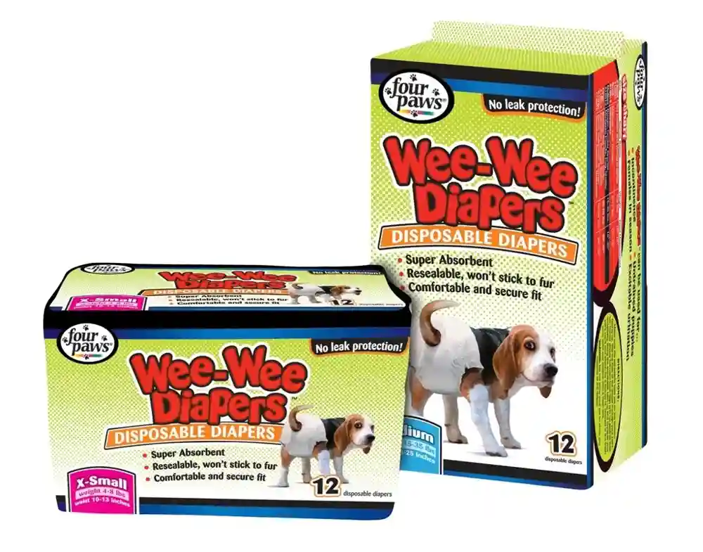 Wee Wee Disposable Doggie Diapers Small