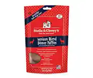 Dinner Patties Simply Venison Blend Grain Free Freeze Dried Raw Dog Food 14-oz