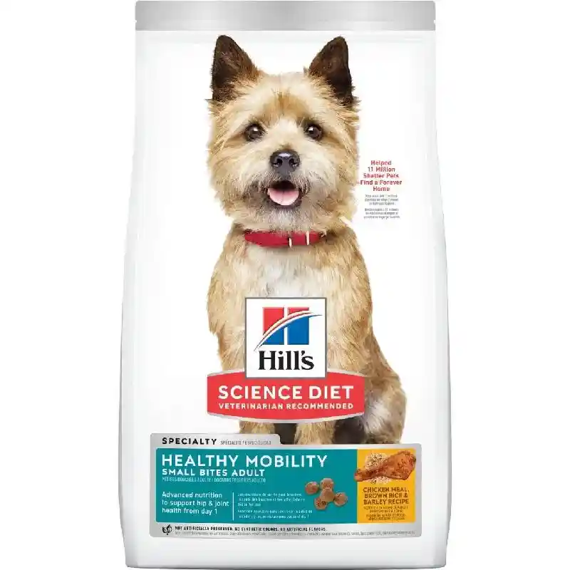 Science Diet Adult Healthy Mobility Small Bites Dog 15.5 Lbs