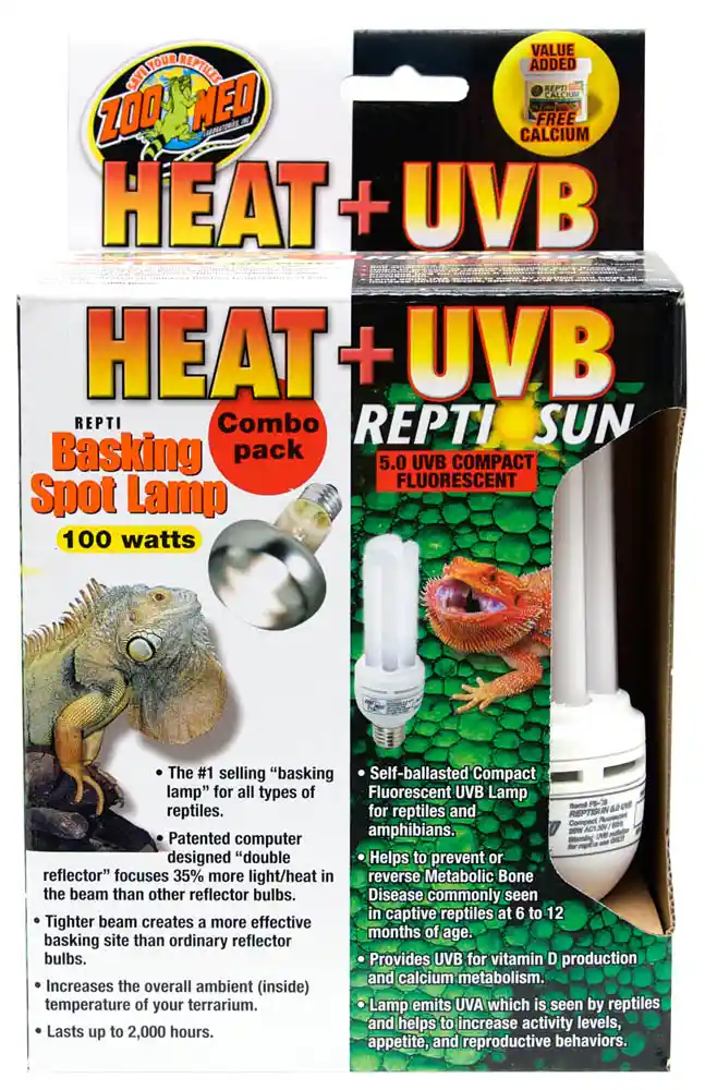 100 Wt Baski Spot & 5.0 Uvb Comp Floures Comba Pk