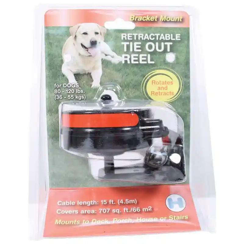 Howd Retract Reel Lrg Bracket Blk/rd 80-120 Lbs