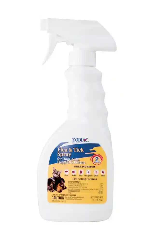 Flea & Tick Spray For Dogs & Cats 16 Oz