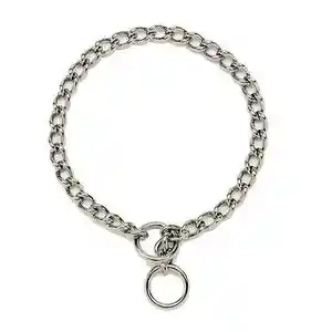 Chain Training Dog Collar, Chrome, 1.5 Mm X 12"