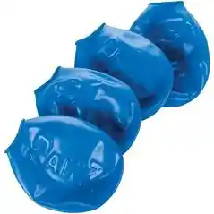 Waterproof Dog Boots, Blue, 12 Count Medium