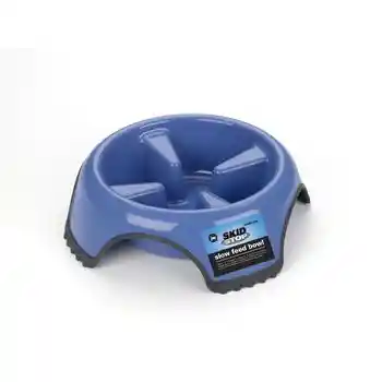 Skid Stop Slow Feed Dog Bowls Medium 2.75-cup