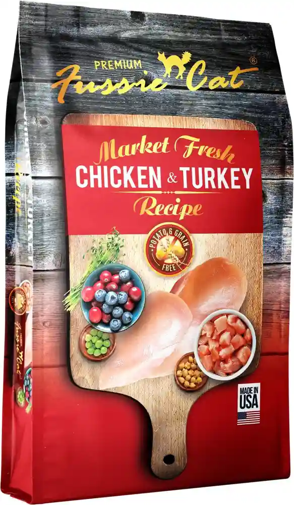 Market Fresh Chicken & Turkey Recipe Grain-free Dry Cat Food 2-lb