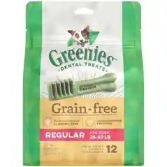 Grain Free Regular Dental Dog Chews 12-oz