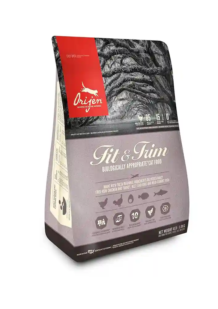 Dry Cat Food, Fit & Trim, Biologically Appropriate & Grain Free 4-lb
