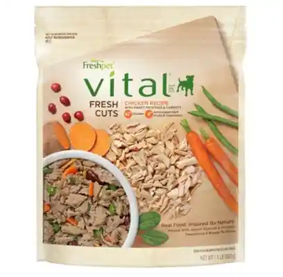 Freshpet Vital Fresh Cuts Shred Chicken Dog 1.5lb