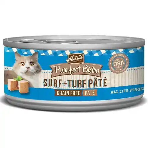 Purrfect Bistro Grain-free Surf & Turf Grain-free Canned Cat Food 5.5-oz