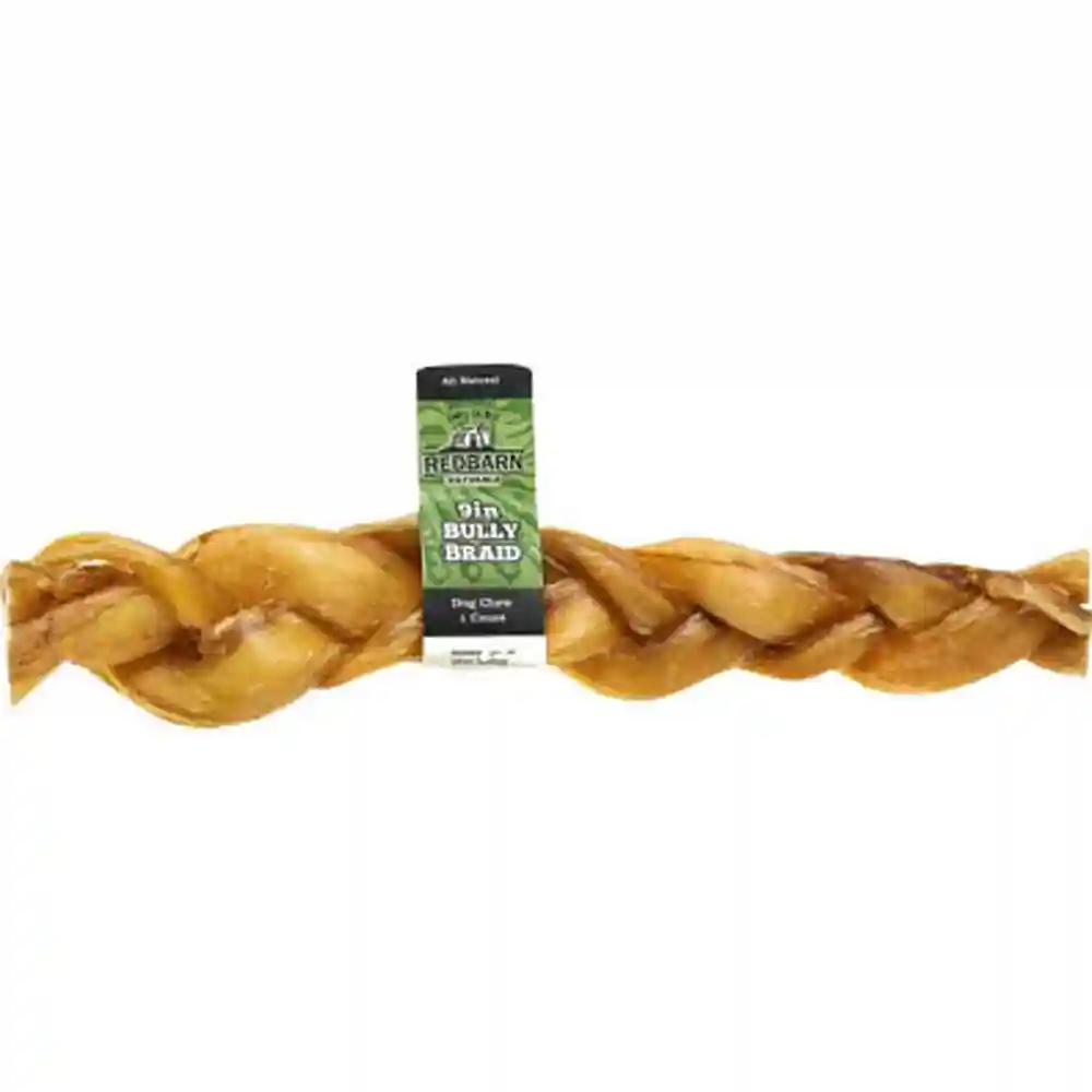 Redbarn Braided Bully Stick 9"