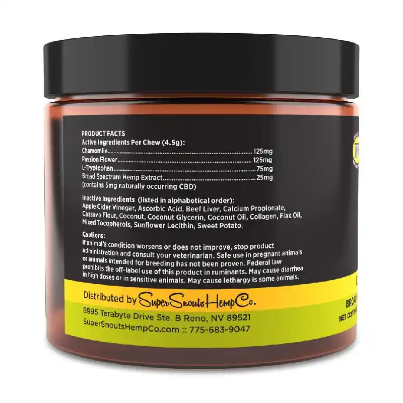 Super Snouts CBD Chew Chill 60ct