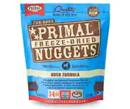 Freeze Dried Nuggets Grain Free Duck Formula Dog Food 14-oz