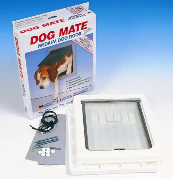 Pet Mate Dog Door White 11.3"x13.75"