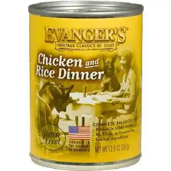 Evangers Complete Chicken & Rice Dog Can 13.2 Oz