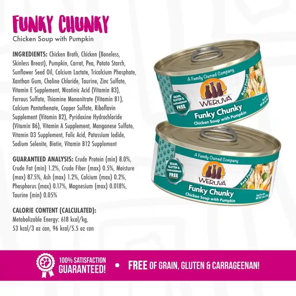 Funky Chunky Canned Cat Food 5.5-oz