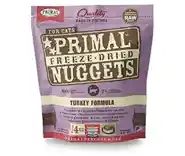 Freeze Dried Nuggets Grain Free Turkey Formula Cat Food 5.5-oz